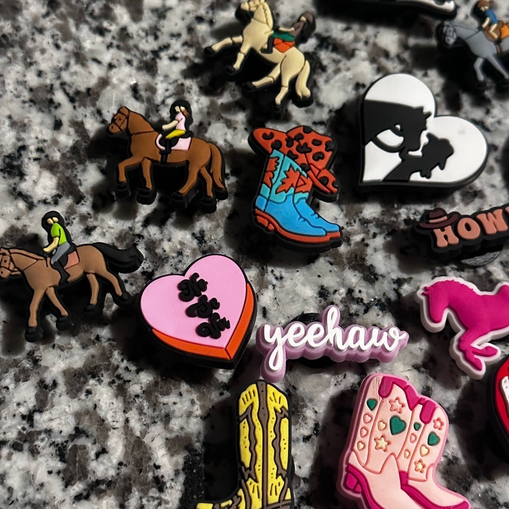 Cowgirl country girl croc charms - Picture 3 of 4